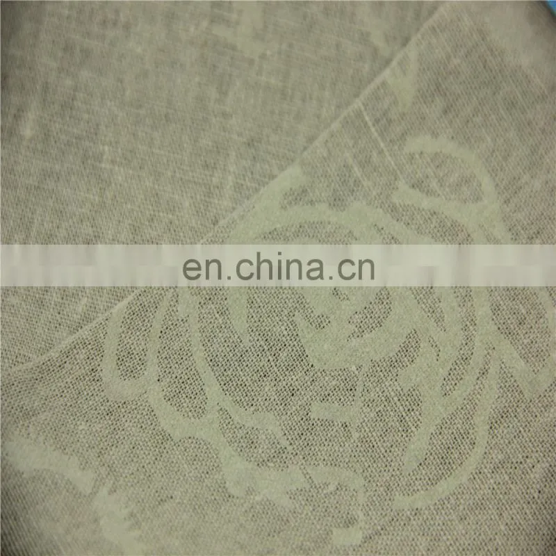 luminous fabric Linen cotton Blended fabric 55%linen 45%cotton