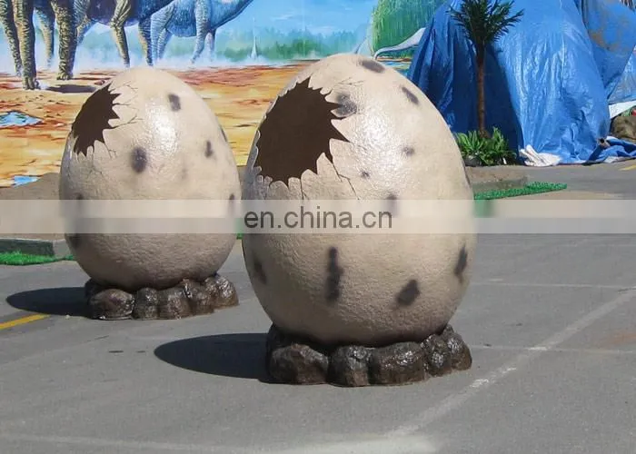 Kids Amusement Park Attractive Fiberglass Dino Egg For Sale