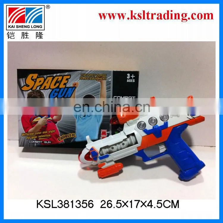 B/O gun plastic toys super space guns