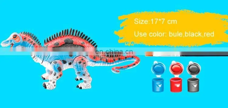 kids mini painting dinosaur figure new toy preschool educational toys