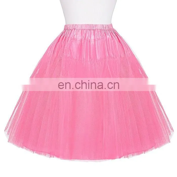 Grace Karin Women 2 Layers Crinoline Underskirt Petticoat for Retro Vintage Dress BP000056