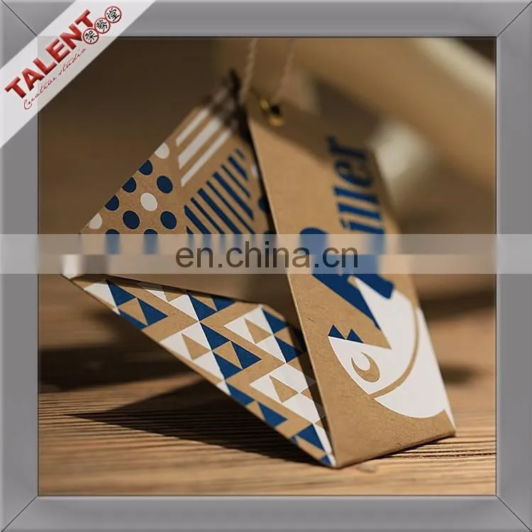 custom new china printing paper hard tag