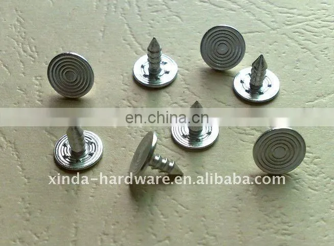screw Aluminum nail Aluminum tack for plastic inside jeans button very good price and very good quality SGS Test