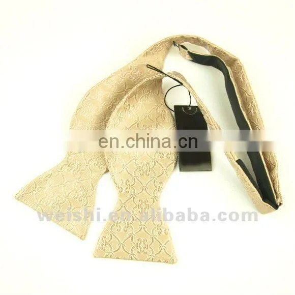 Elegant men's contract pattern microfibre self bow ties in the style of Korea