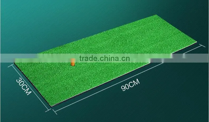 Golf Mat 30*90cm Residential Practice Hitting Mat Rubber Tee Holder
