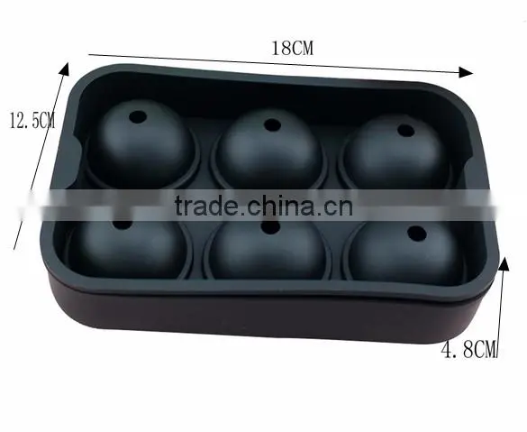 Silicone Jelly Popsicle Muffin Ice Cube Tray Mould Fancy Different Shape Tray 6