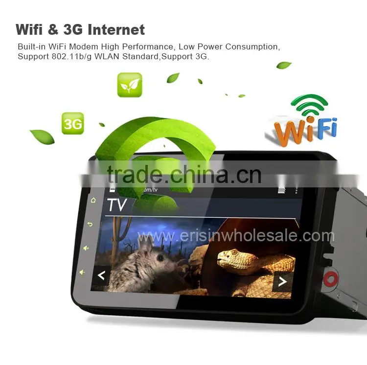 Erisin ES2802V Android 4.4.4 2 Din 8 inch Bluetooth Car Audio with GPS 3G WiFi for Passat