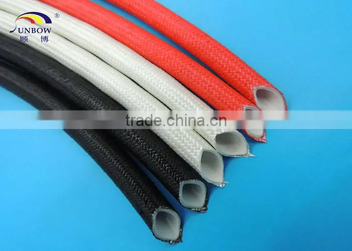 SUNBOW MFG Heat Resistant High Temperature Resistant Braided Glassfiber Tube