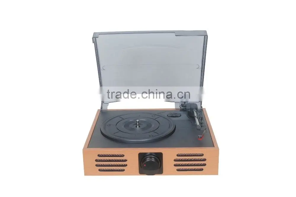 Classic Vintage Design!!! Simple Turntable& Vinyl Record LP