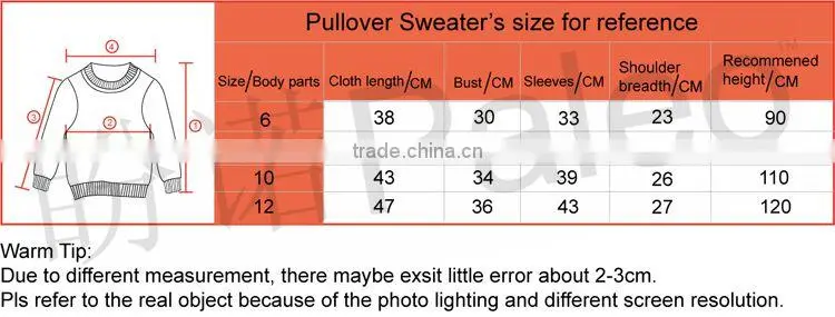 Anti-shrink knitted pattern jumper Girls polo Pullover sweater dress