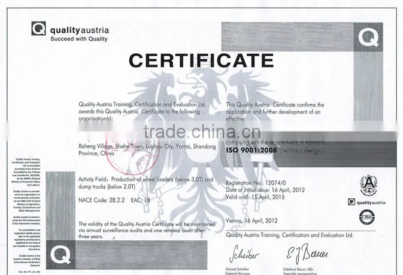 loader hydraulic pump for 1200kg wheel loader for sale