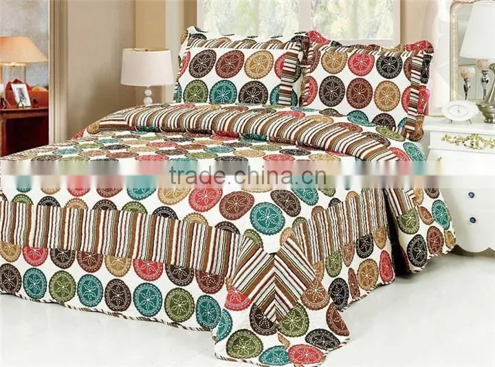Colorful geometry cotton american patchwork quilts handmade patchwork quilts