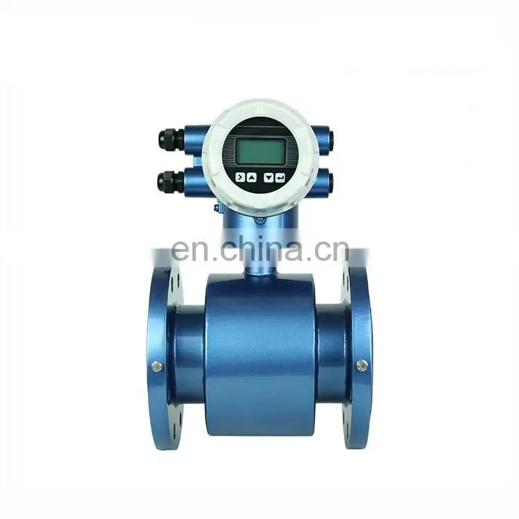 HOT SALE AC220V DN50 Cast Iron Material Flanged 4-20Ma electromagnetic Flowmeter