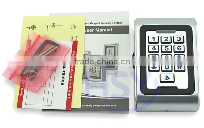 HSY-S209 Wiegand 26 Input Digital Swipe Card Keypad RFID Reader with Industrial IP68