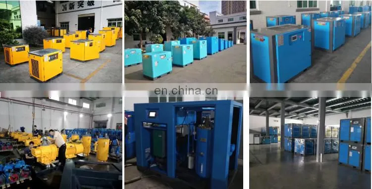 permanent magnet all in one screw compressor 7.5/11/15/22kw air cooling combined screw air compressor for sale