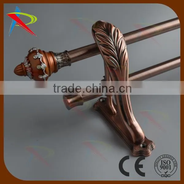 Decorative luxury curtain rods shower curtain rods