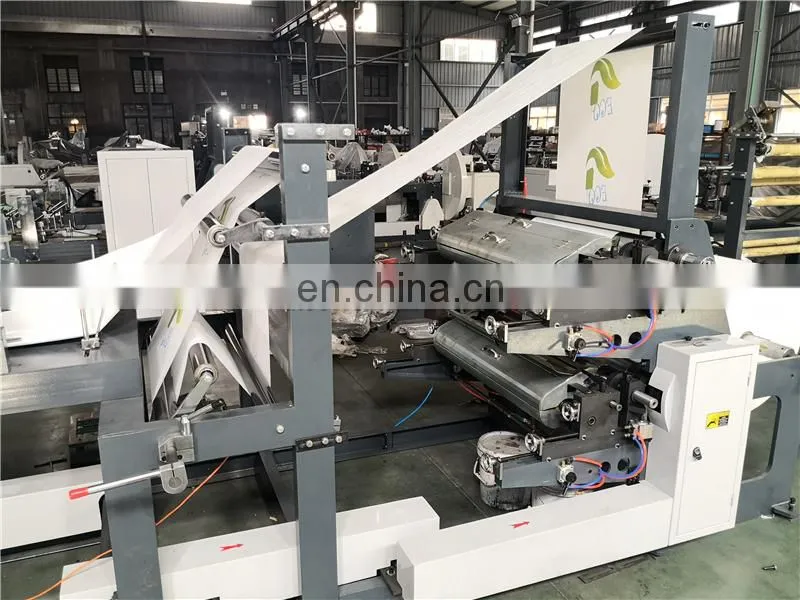 HD400E Automatic degradable v-shaped sharp flat bottom paper bag making machine