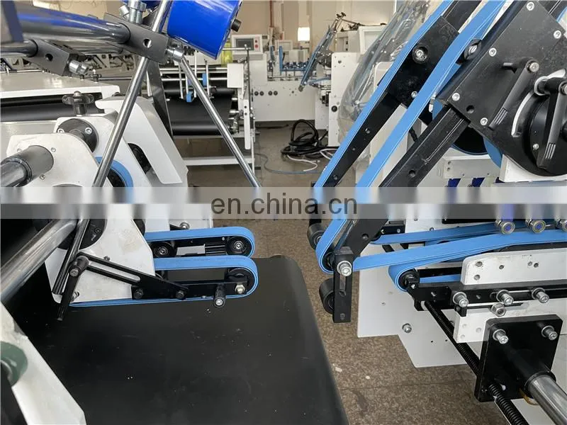 UFG600AG Automatic Pre-fold crash Lock Bottom Folder Gluer, fried chicken packaging box folding gluing machine