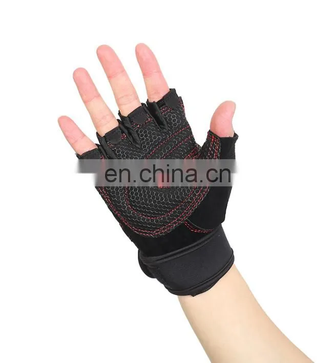 Neoprene bodybuilding sport fitness gloves exercise training gym gloves for men women