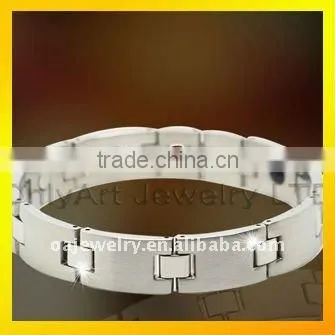 high fashion wooden stainless steel bracelet for unisex