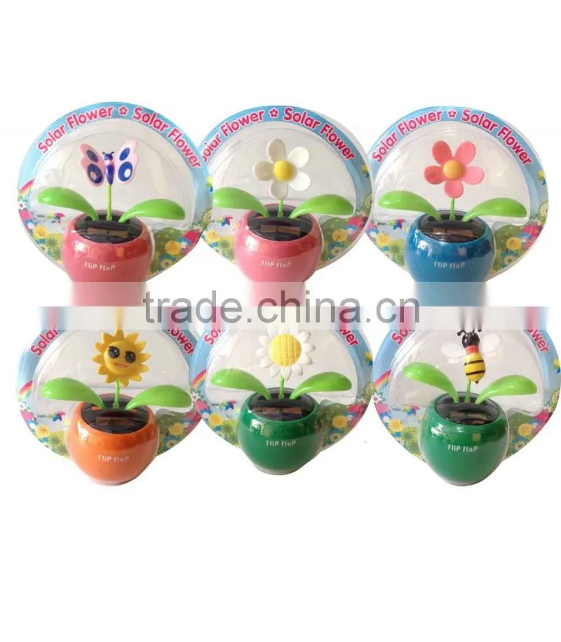 Car promotion gift solar energy flower