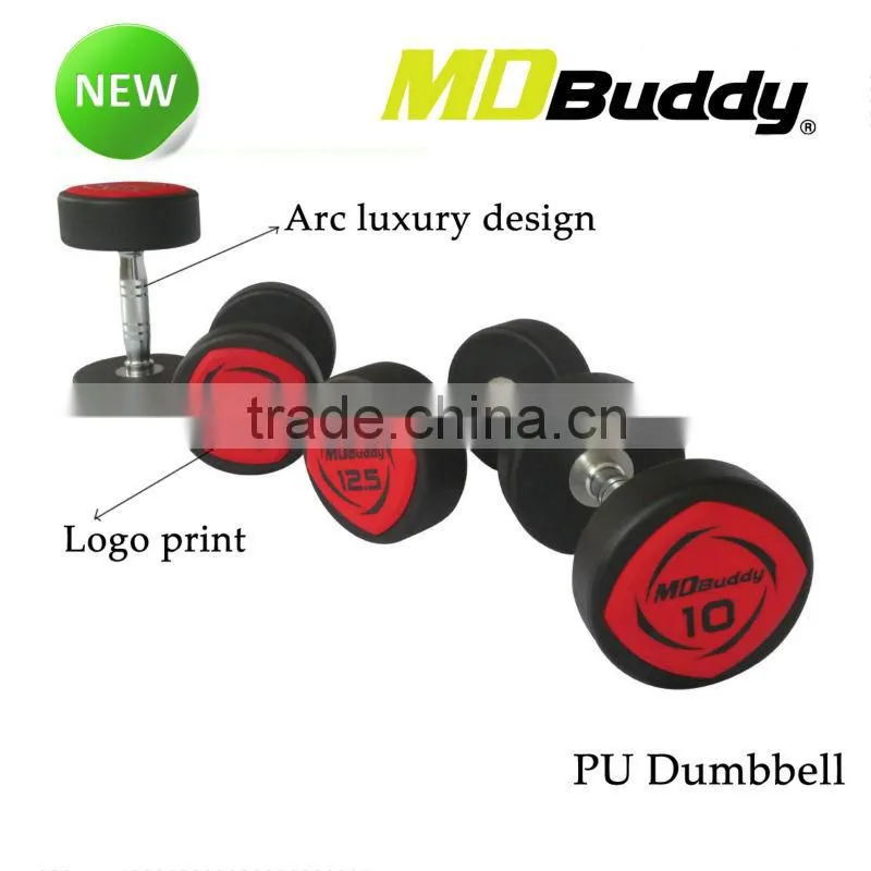 2015 factory price hot product urethane dumbbells wholesale