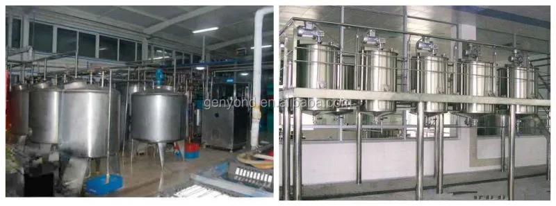 Factory Turnkey 1000L/H Soymilk Making Machine Plant Base Nuts Drinks Processing Plant Soy Bean Protein Beverage Production Line
