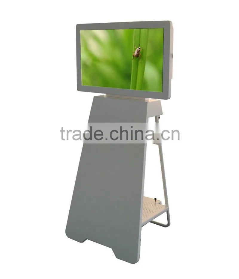 32 inch HD vertical lcd panel Touch Screen floor stand Digital Signage Kiosk with software