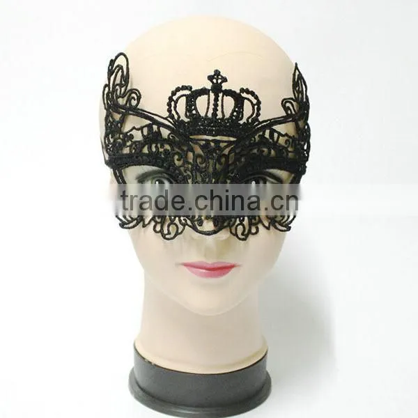 Cheapest price Fashion Sexy Womens Party Club Hollow Lace Eye Mask black and white masquerade masks
