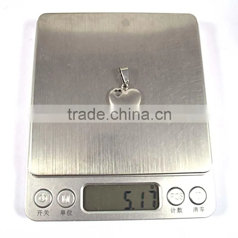 Most Popular Products Engravable Stainless Steel Heart Pendant