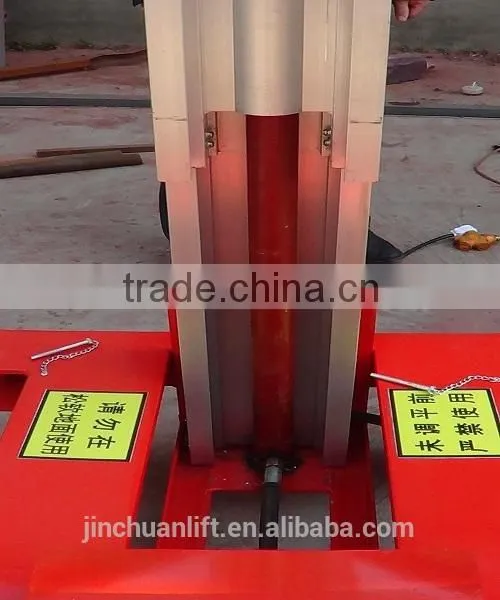 ( SJYL 0.1-10 )Hydraulic double/single mast aluminum protable lift platform