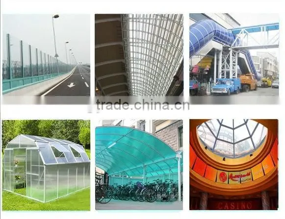 PC Hollow Sheet / Polycarbonate roofing sheet