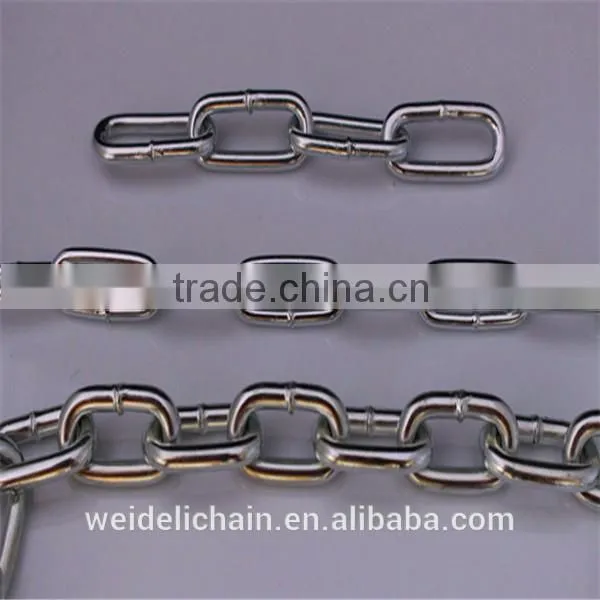 china factory ordinary mild steel welded link chain