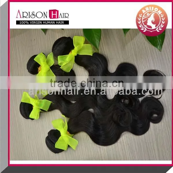 Virgin unprocessed mongolian hair weave body wave