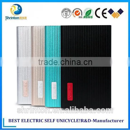 2015 new portable usb charger 8000mah bluetooth power bank