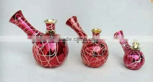 Decorative Glass & Metal Hukka