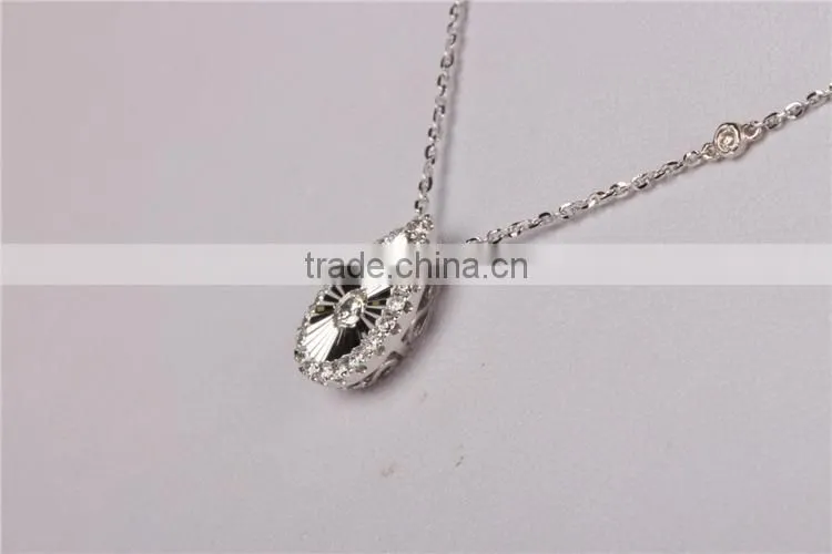 sparkel design 18k white gold necklace designs in 10g