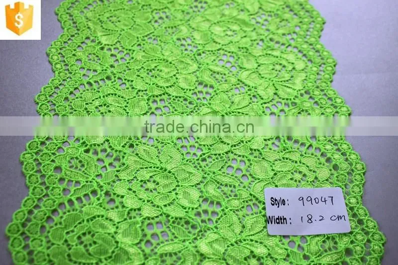 fancy candy green lace fabric