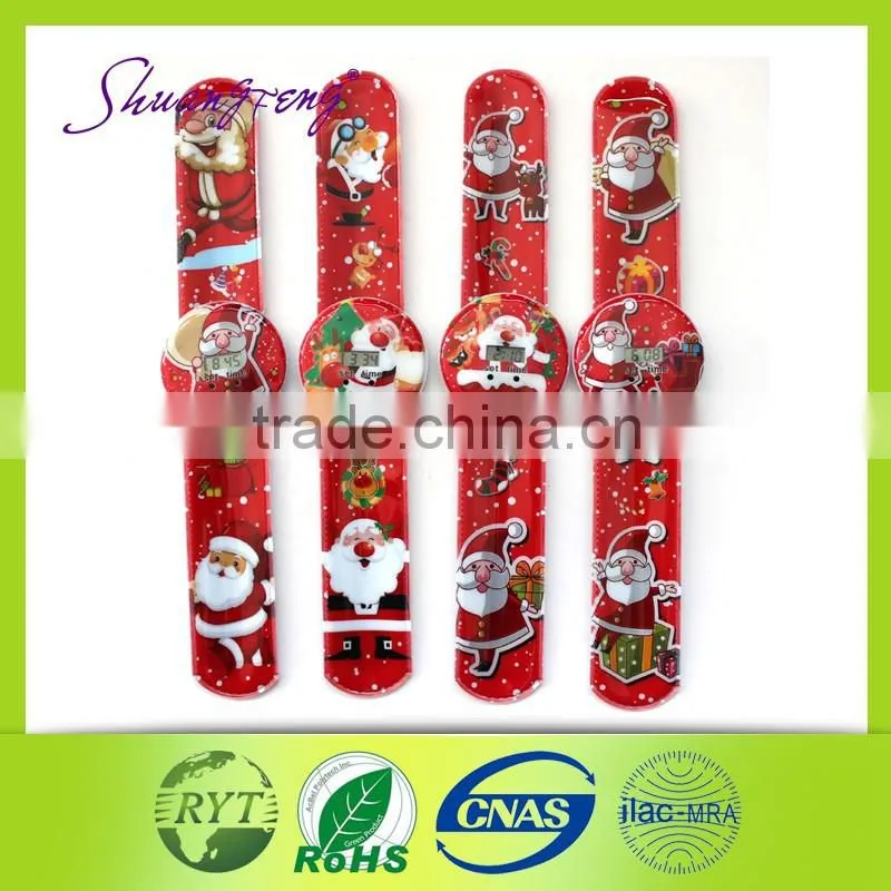 Plastic Children toy promotion slap watch pvc wrist watch