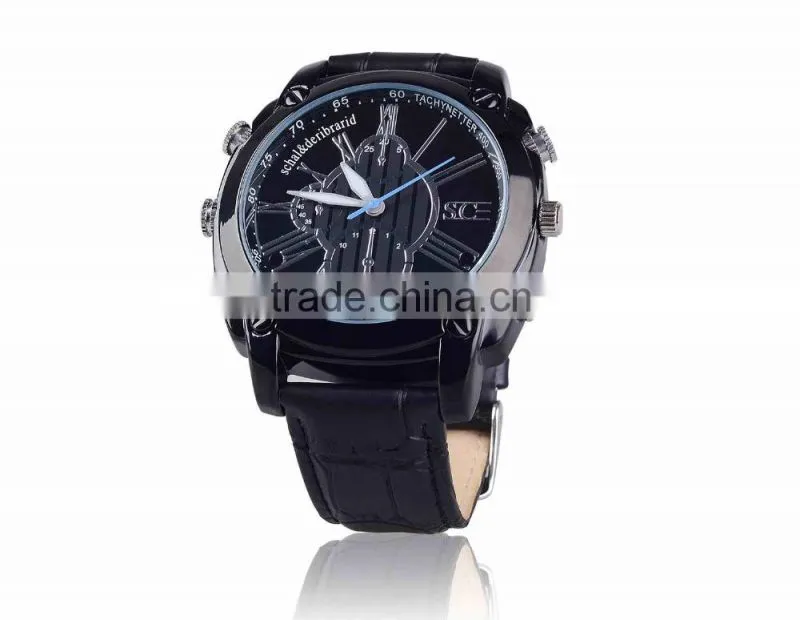 HD 1080P Video Recorder Camcorder Waterproof IR night vision wrist spy watch hidden camera