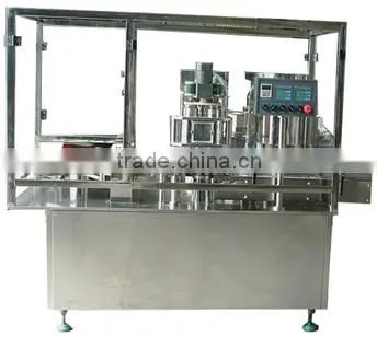 Automatic all-in-one design liquid filling capping machine