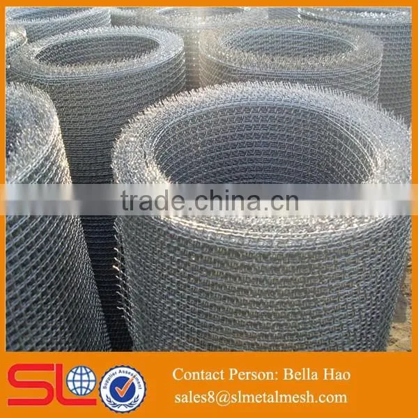 Stainless steel crimped wire mesh for mine sieve