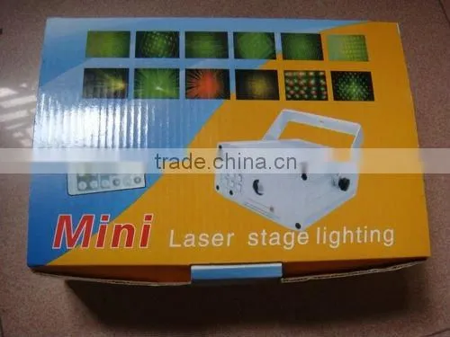 HOT SALE 150mW Red and Green led mini 12v laser lighting