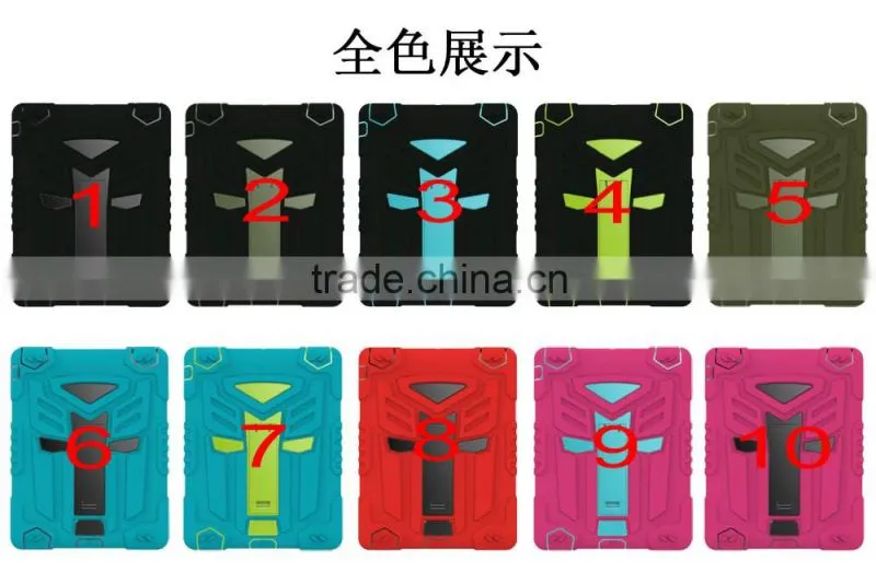 Dragonfly Design With Stand Holder Heavy Duty TPU PC Armor Hybrid Shockproof Protective Phone Cover Case For iPad Mini 4 TB-0269