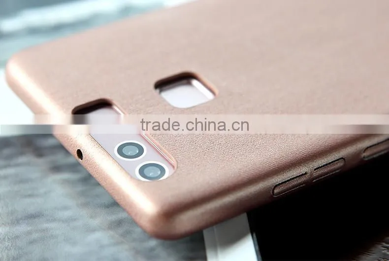 Original Rock Soft Leather Rubber Back Protective Case for Huawei P9 Touch Series PU Cover MT-5688