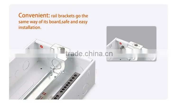 australia standard two row din rail enclosure with high quality