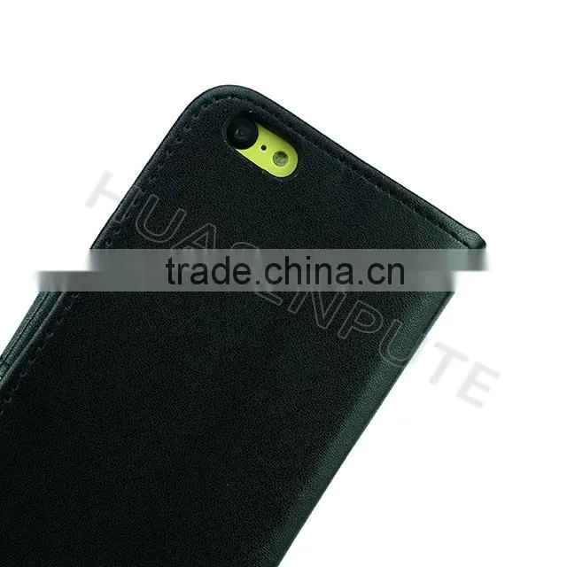 100 pattern Wallet Leather Case For iPhone5C, Newest Flip Leather Case For iPhone5C