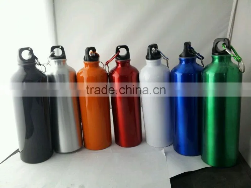 different sizes aluminum material promotional gift OEM water bottle