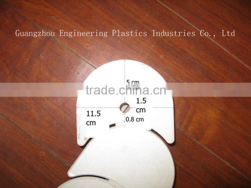 High abrasion resistance moulding white plastic injection mold UHMW PE sushi chain