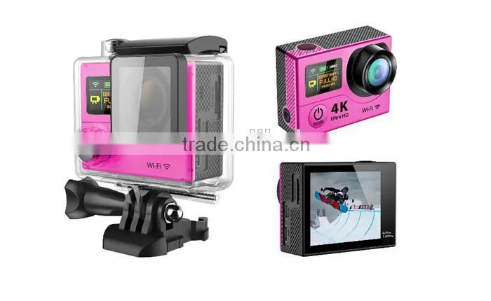 Dual screen WiFi 4K 15fps ultra HD 1080p sport camera